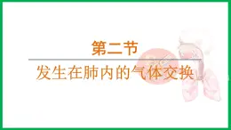 4.3.2 发生在肺内的气体交换 （课件）-2024--2025学年人教版生物七年级下册