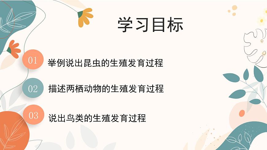 【核心素養(yǎng)目標(biāo)】濟(jì)南版初中生物七年級(jí)下冊(cè)4.1.2《有性生殖增加了后代的多樣性》課件第3頁(yè)