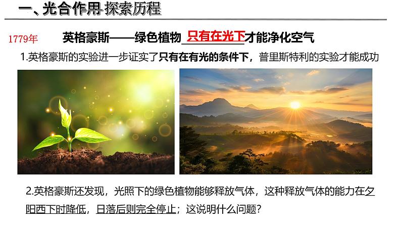 3.4.1 光合作用(第1课时,2024秋) 2024北师大版七年级生物上册课件第8页