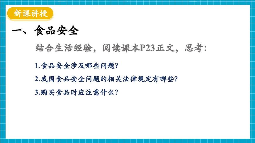 【新教材】冀少版生物七年級(jí)下冊(cè)3.1.4 食品安全與合理飲食 課件第4頁(yè)