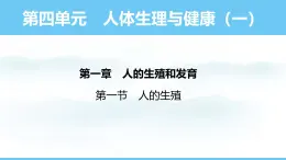 人教版（2024）七年级生物下册课件 第四单元 第一章 第一节 人的生殖