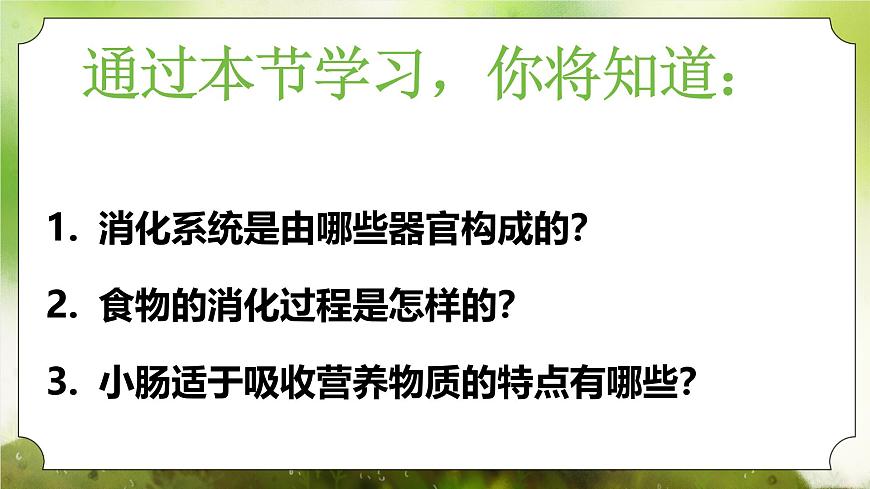 【核心素養(yǎng)】人教版初中生物七年級(jí)下冊(cè)4.2.2《消化和吸收》課件第3頁