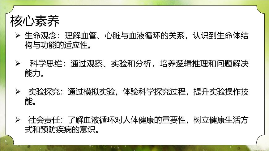 【核心素養(yǎng)】人教版初中生物七年級下冊4.4.3《輸送血液的泵-心臟》課件第2頁