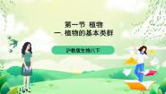 沪教版八年级下册 生命科学第4章 生物的类群第一节 植物完美版ppt课件
