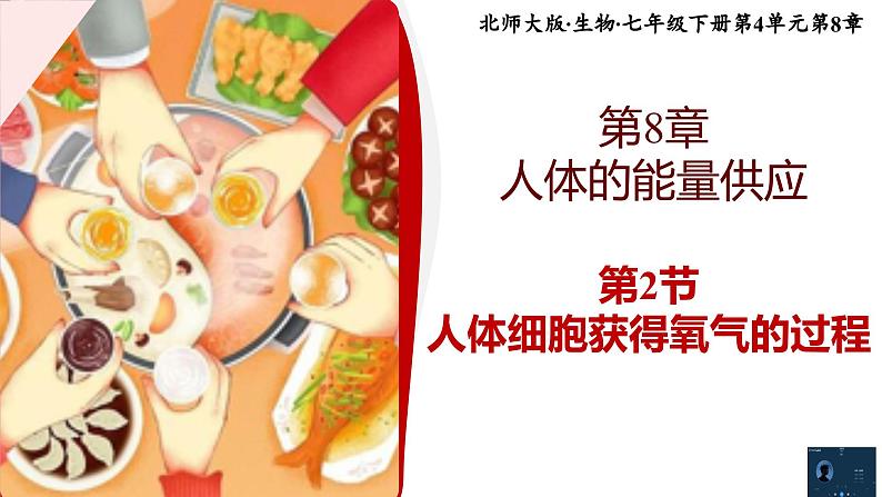 8.2 人体细胞获得氧气的过程 PPT BSD第1页