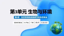 3.8.2 生态安全（教学课件）-2024-2025学年七年级生物下册同步精品课堂（苏教版2024）