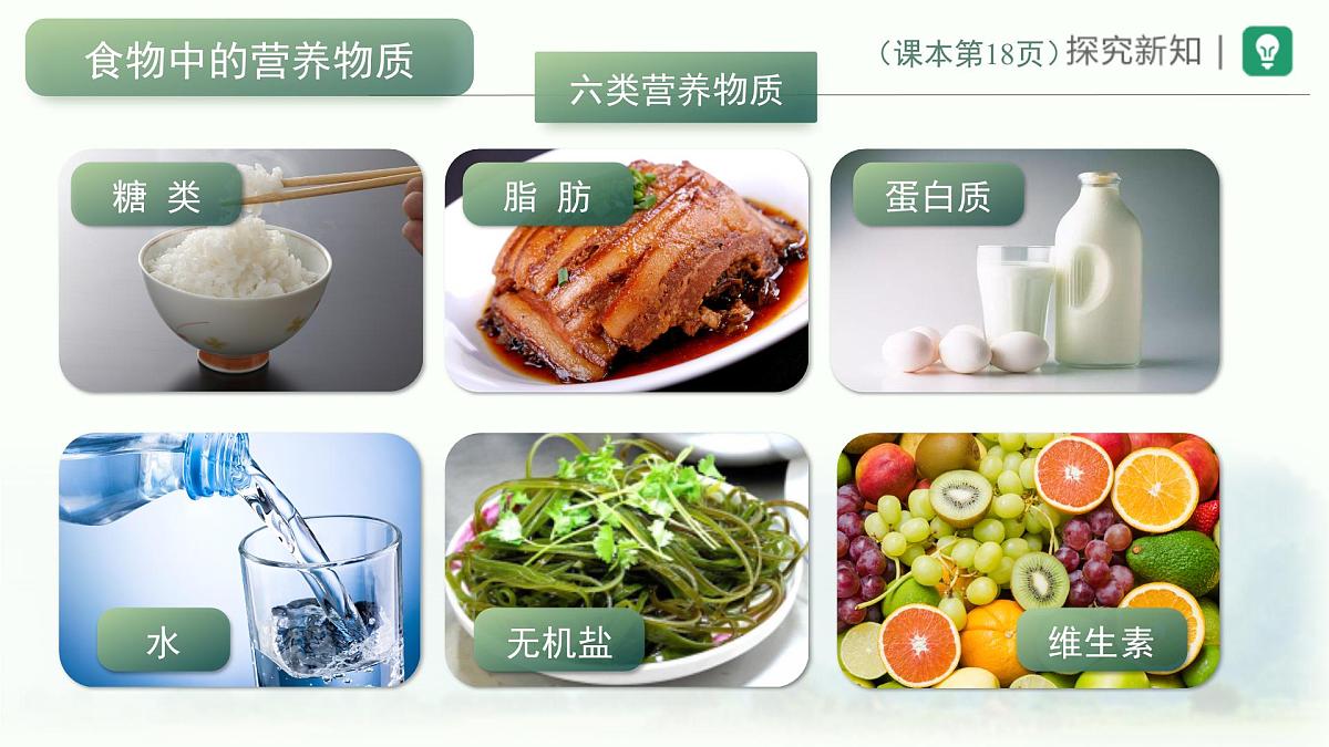 4.2.1食物中的营养物质课件-2024年人教版生物七年级下册第3页