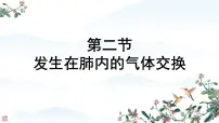 初中生物人教版（2024）七年级下册（2024）第二节 发生在肺内的气体交换精品课件ppt