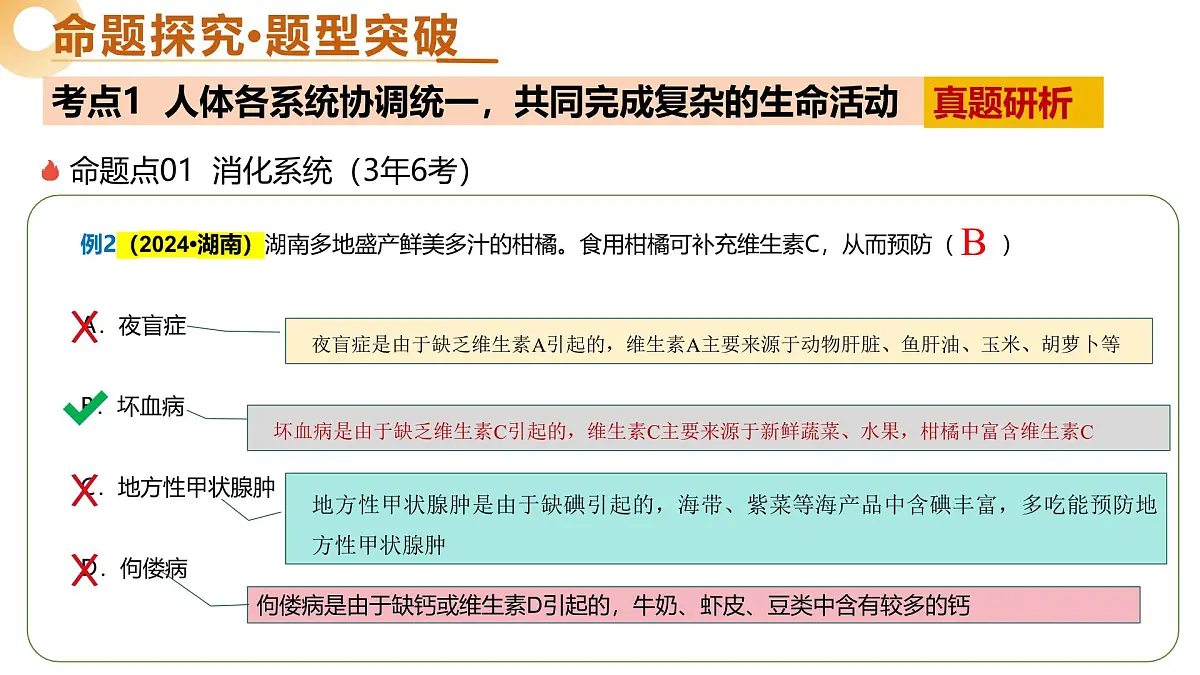 主题五 人体生理与健康(二轮突破课件)-2025年中考生物二轮复习讲练测(湖南专用)第7页