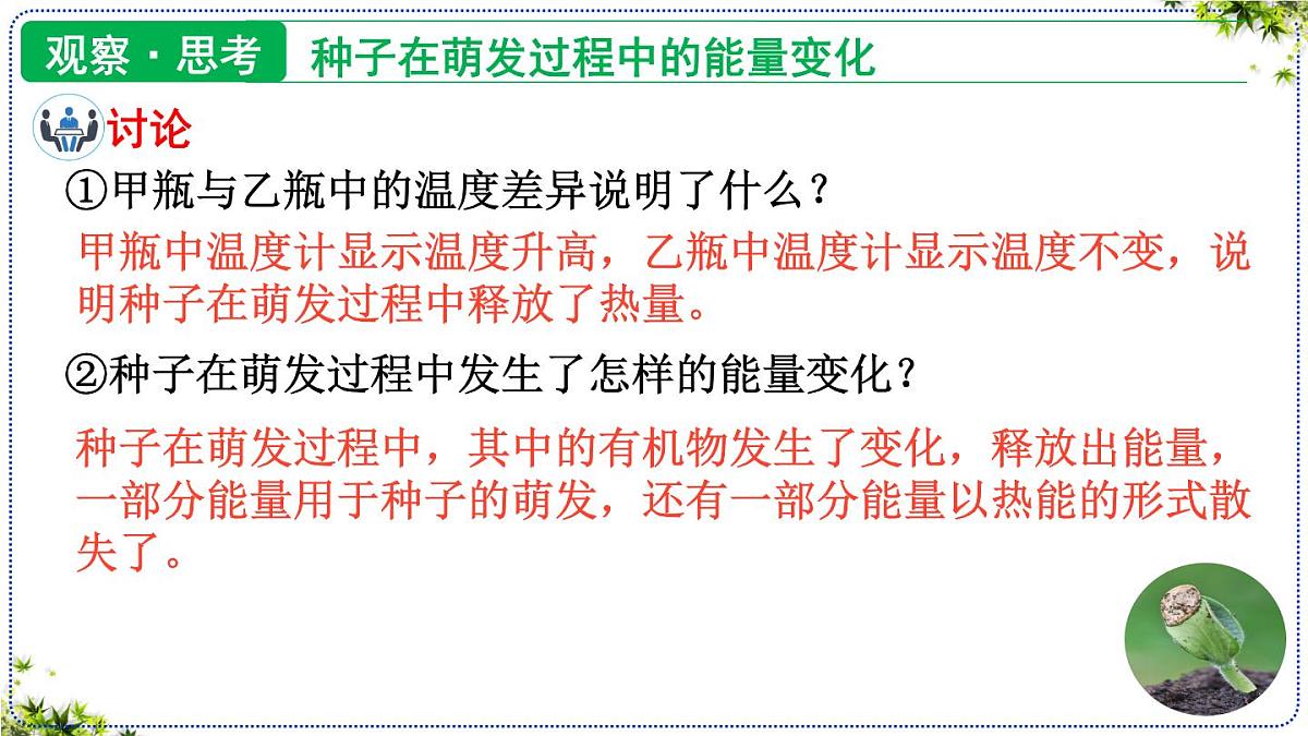 3.2.3 呼吸作用 课件 2025学年人教版生物学七年级下册第7页