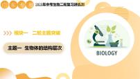 主题一 生物体的结构层次(二轮突破课件)-2025年中考生物二轮复习讲练测(广东专用)