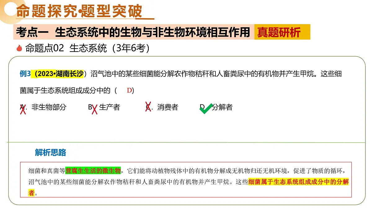 主题三 生物与环境(二轮突破课件)2025年中考生物二轮复习讲练测(湖南专用)第8页