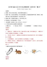 07【8卷】备战2025年中考生物模拟卷（考试版+解析版）-（江西专用）