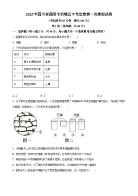 2025年四川省绵阳市涪城区八年级中考一模生物试题（原卷版+解析版）