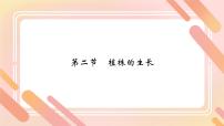 初中人教版（2024）植株的生长背景图ppt课件