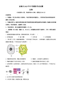 2025年四川省宜城市中考一模生物试题（原卷版+解析版）