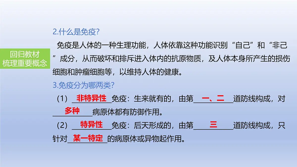 2025年初中生物会考一轮复习课件:第34讲 免疫与计划免疫第6页