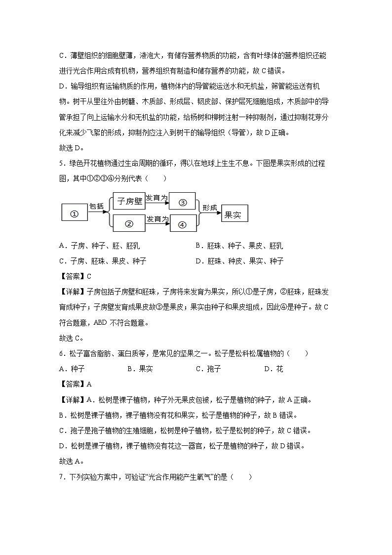 备战2025年中考模拟卷03(成都专用)生物试卷(解析版)第3页
