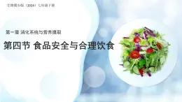 3.1.4 食品安全與合理飲食 課件 生物冀少版（2024）七年級下冊第三單元第一章