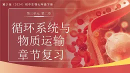 3.2 循環(huán)系統(tǒng)與物質(zhì)運(yùn)輸 復(fù)習(xí)課件 2025學(xué)年冀少版生物七年級下冊