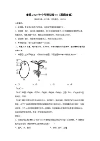 备战2025年中考模拟卷01（湖南省卷）生物试卷（解析版）