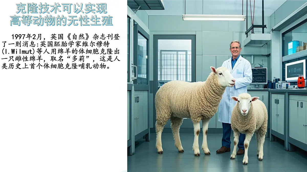 初中生物济南版(2024)七年级下册4.1.1 无性生殖保持了生物遗传特征的稳定(第二课时) 课件第3页