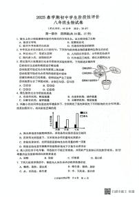 2025年江苏省泰州市兴化市八年级中考二模生物试题(中考模拟)