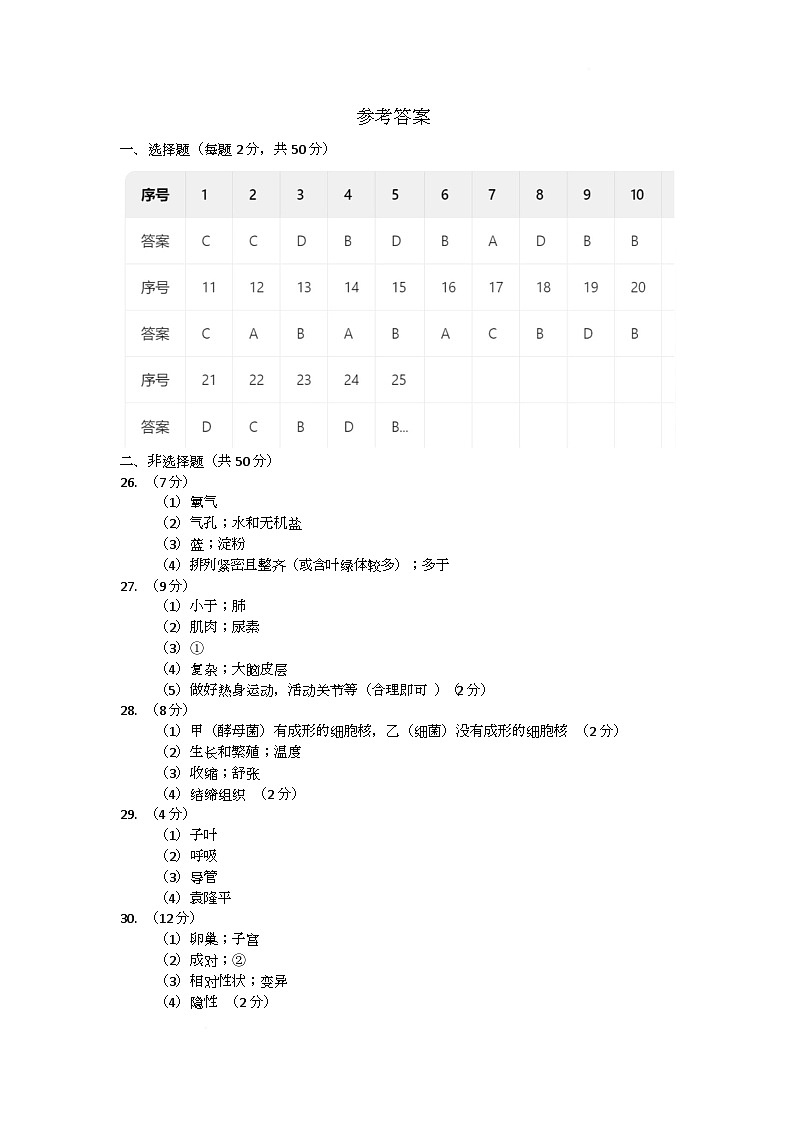 参考答案第1页
