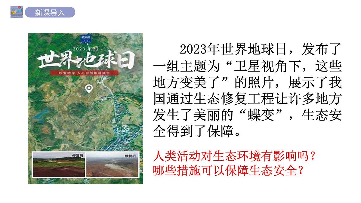 2024-2025学年苏教版初中生物七年级下册3.8.2生态安全 课件第3页
