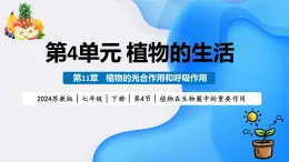 2025年春蘇教版生物七年級(jí)下冊(cè)教學(xué)課件 4.11.4 植物在生物圈種的重要作用