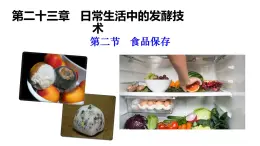 2025年春蘇教版生物八年級下冊教學(xué)課件 第23章  第2節(jié) 食品保存