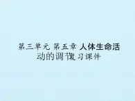初中 生物 冀少版（2024）七年級(jí)下冊(cè)第三單元 第五章 人體生命活動(dòng)的調(diào)節(jié)  復(fù)習(xí)課件