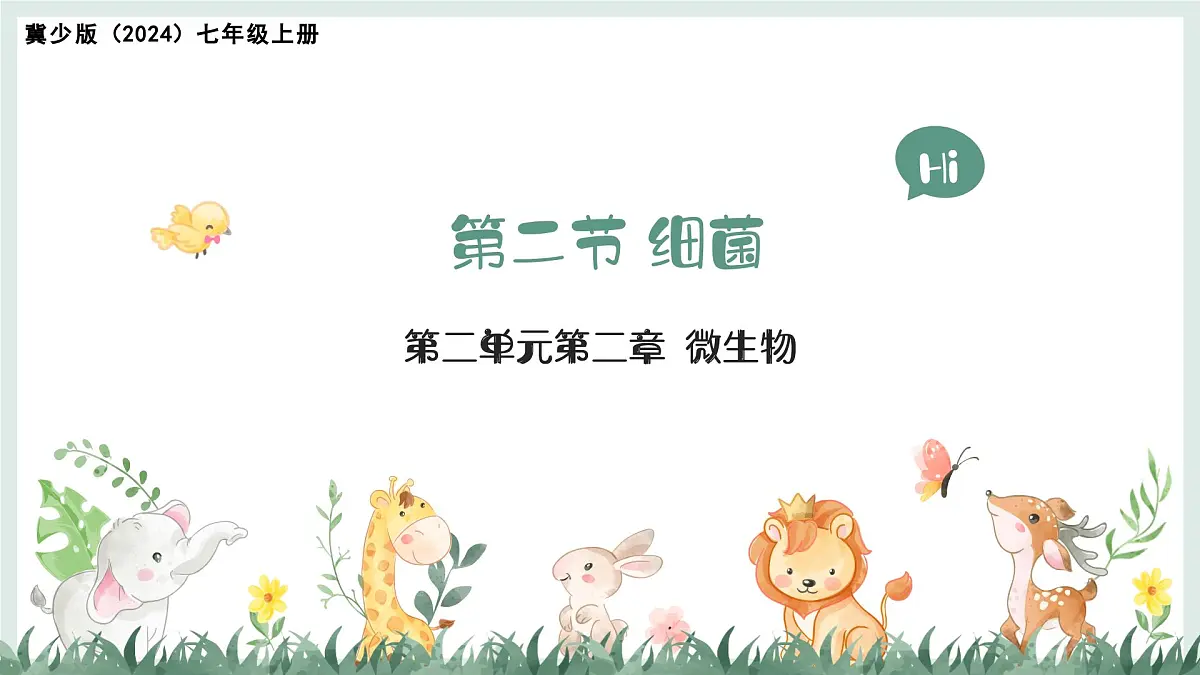 2.2.2细菌课件-2024--2025学年冀少版生物七年级上册第1页