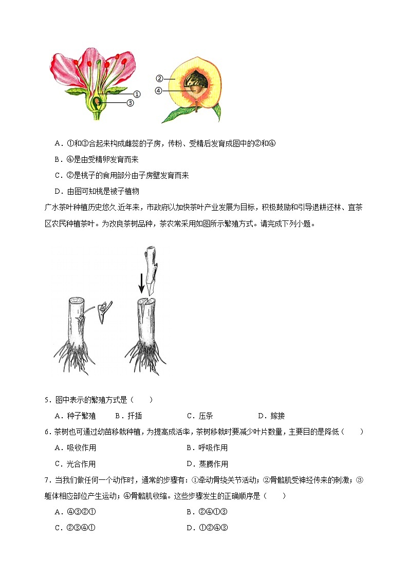 2025年湖北省中考生物考前信息必刷卷01(湖北统考)第2页