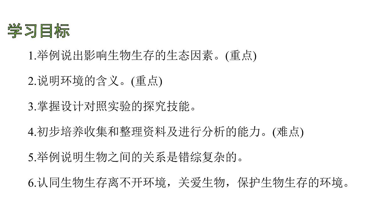 苏科版(2024)生物七年级上册 2.2.1 生物生存依赖一定的环境 (课件)第3页