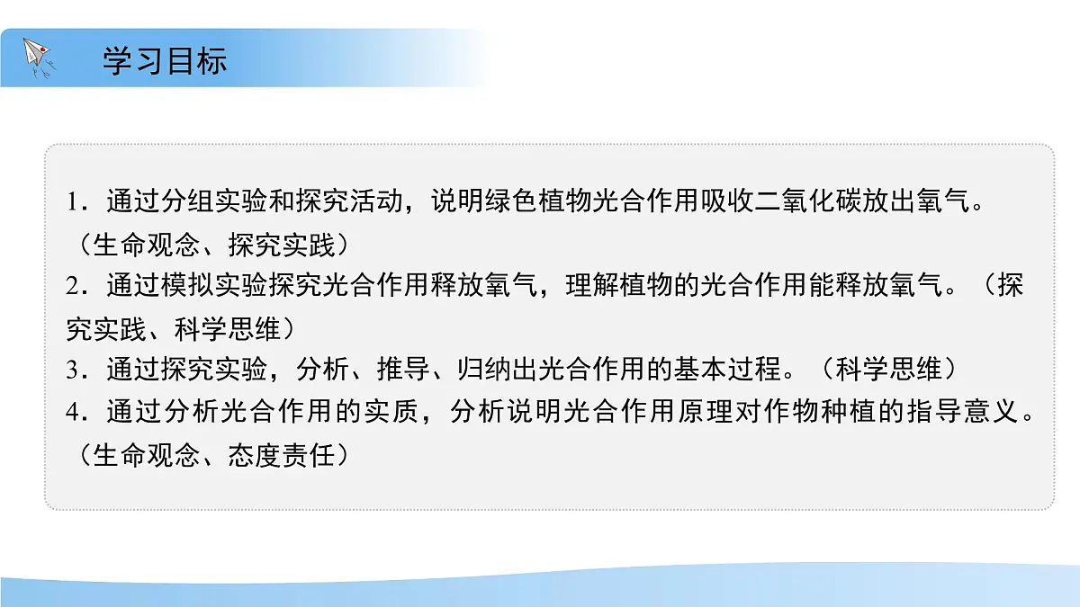 5.12.2 植物维持生物圈中的碳氧平衡 第1课时课件 生物苏科版(2024)七年级下册第五单元第2页