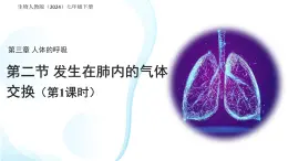 4.3.2 發(fā)生在肺內(nèi)的氣體交換 第1課時課件 生物人教版（2024）七年級下冊第四單元