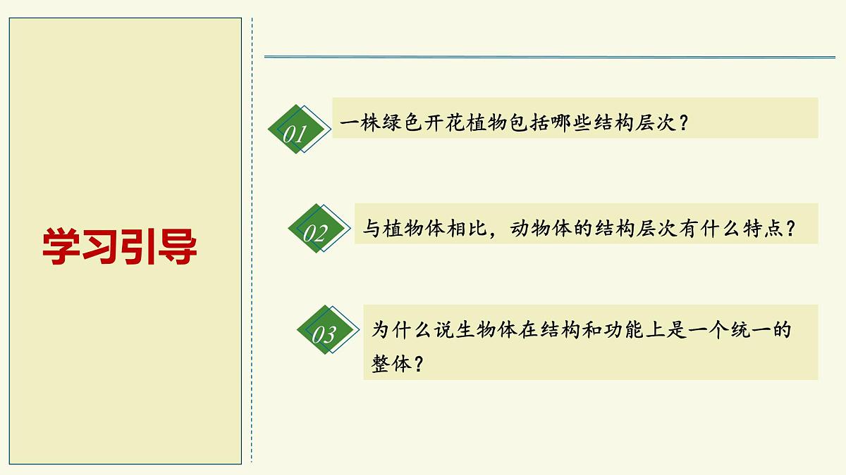 1.2.3生物体在结构和功能上是一个统一整体(教学课件)——初中生物学济南版(2024)七年级上册第2页