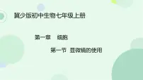 冀少版（2024）七年级上册（2024）显微镜的使用教课课件ppt