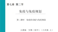初中生物人教版（2024）八年级上册（2024）第四单元 人体生理与健康（二）第七章 健康地生活第二节 免疫与免疫规划多媒体教学课件ppt