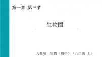 初中生物人教版（2024）八年级上册（2024）第五单元 生物与环境第一章 生态系统第三节 生物圈课文配套课件ppt