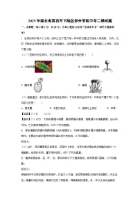 【生物】2025年湖北省黄石市下陆区部分学校中考二模试题（解析版）