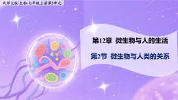 12.2《微生物與人類的關(guān)系》 課件+教案