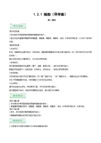北京版(2024)七年级上册(2024)细胞优秀第二课时一课一练