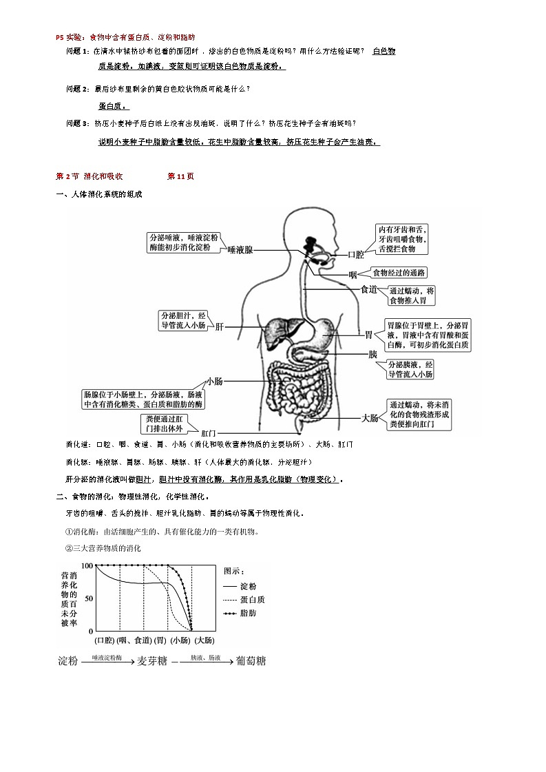 苏教版(2024)八年级上册生物期末复习全册知识点提纲 讲义第2页