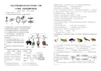 甘肃省平凉市第七中学集团校2024-2025学年八年级下学期第一次质量检测生物试卷(月考)