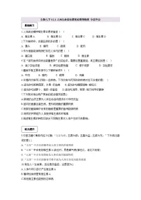 七年级下册（2024）人体生命活动需要的营养物质优秀同步测试题