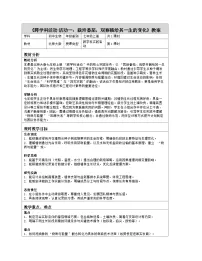 北师大版（2024）七年级上册（2024）栽培番茄、观察并描绘其一生的变化表格教学设计