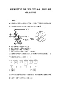 河南省洛阳市汝阳县2024-2025学年七年级上学期期末生物试题