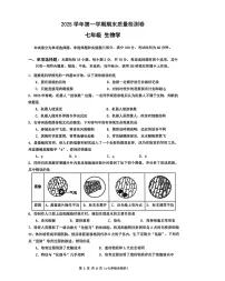 广东省广州市增城区2025-2026学年七年级上学期1月期末生物试题